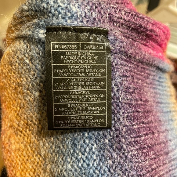BB Dakota by Steve Madden Rainbow Ombré Sweater - Picture 3 of 4